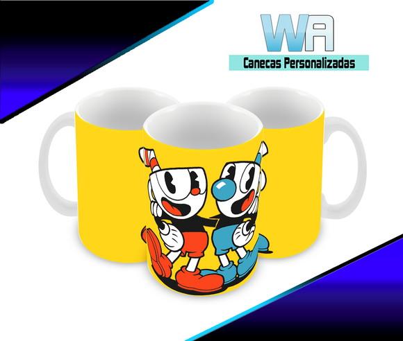 Caneca Polímero Cuphead Personalizada