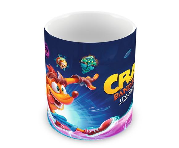 Caneca Polímero Crash Bandicoot Personalizada