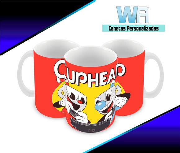 Caneca Polímero Cuphead Personalizada