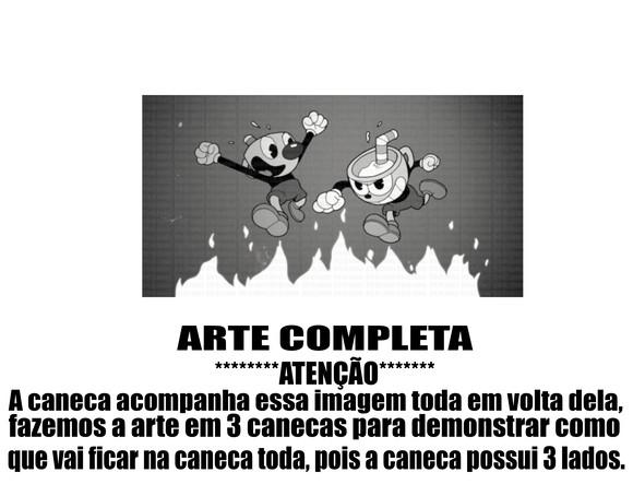 Caneca Polímero Cuphead Personalizada