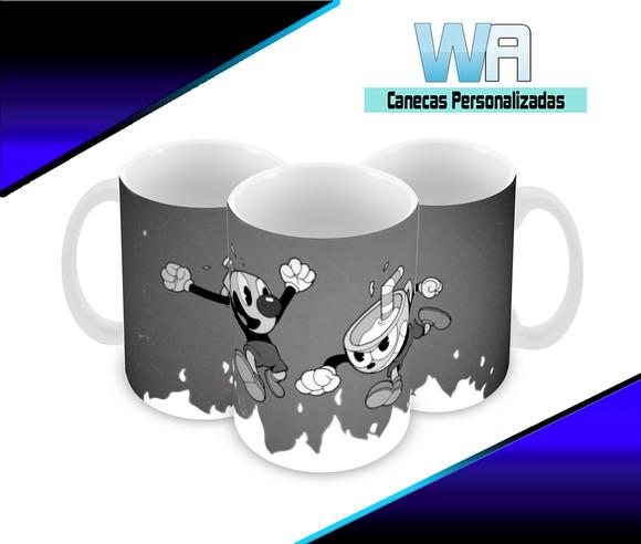 Caneca Polímero Cuphead Personalizada
