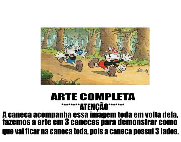 Caneca Polímero Cuphead Personalizada