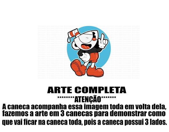 Caneca Polímero Cuphead Personalizada