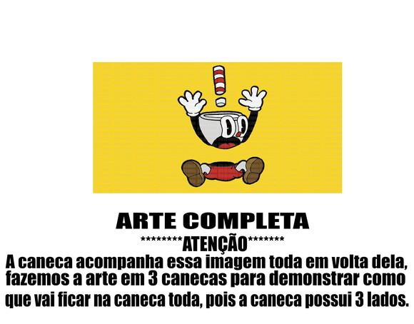 Caneca Polímero Cuphead Personalizada