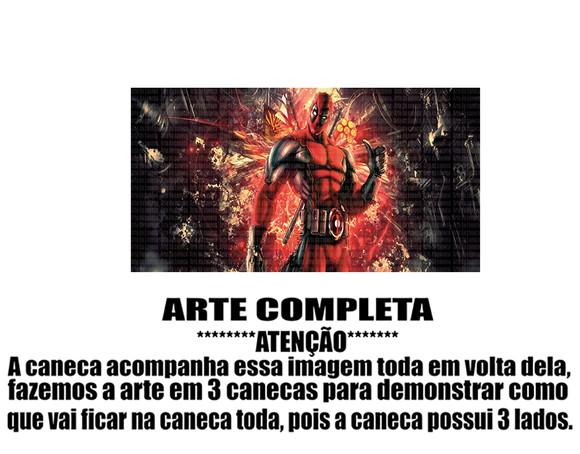 Caneca Polímero Deadpool Personalizada