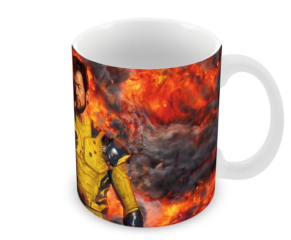 Caneca Polímero Deadpool e Wolverine Personalizada