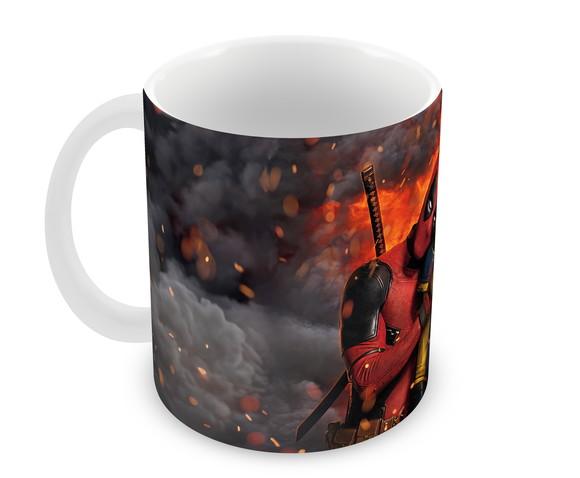 Caneca Polímero Deadpool e Wolverine Personalizada