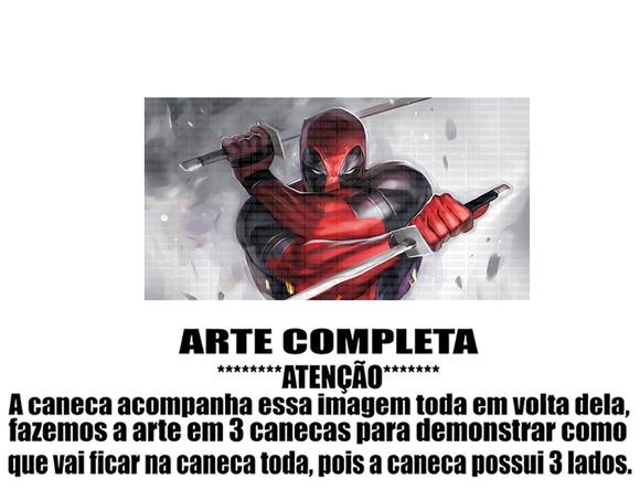 Caneca Polímero Deadpool Personalizada