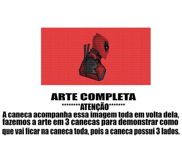 Caneca Polímero Deadpool Personalizada