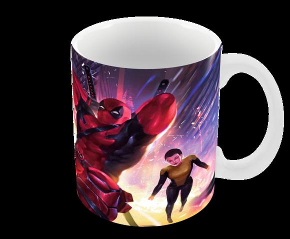 Caneca Polímero Deadpool Personalizada