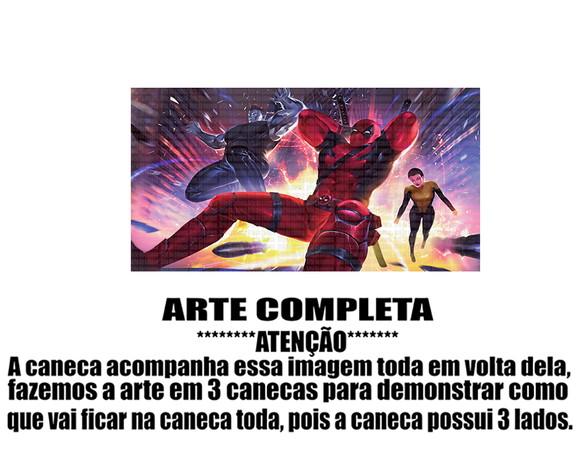 Caneca Polímero Deadpool Personalizada
