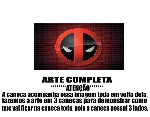 Caneca Polímero Deadpool Personalizada