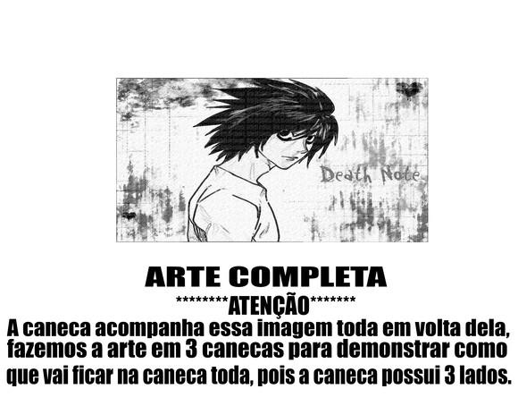 Caneca Polímero Death Note Personalizada