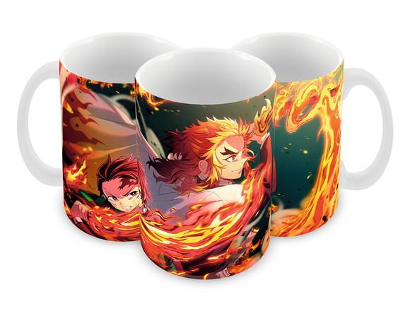 Caneca Polímero Demon Slayer Personalizada