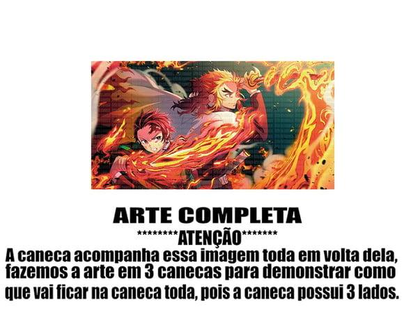 Caneca Polímero Demon Slayer Personalizada