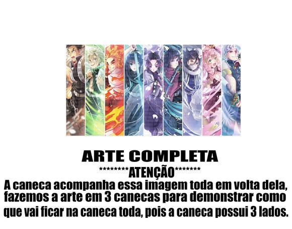 Caneca Polímero Demon Slayer Personalizada