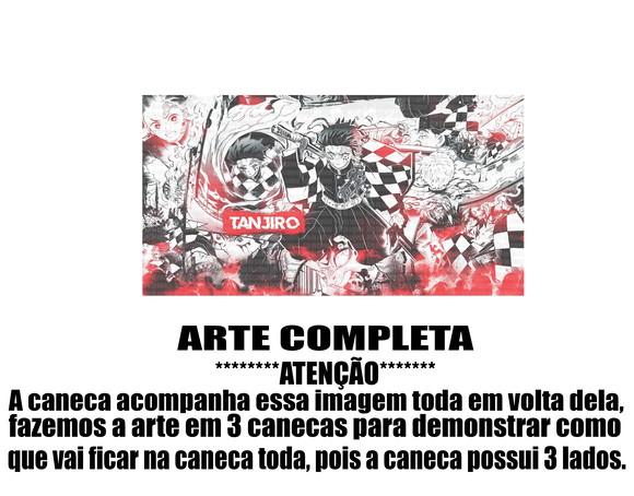 Caneca Polímero Demon Slayer Personalizada