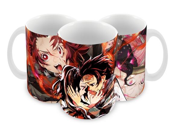 Caneca Polímero Demon Slayer Personalizada