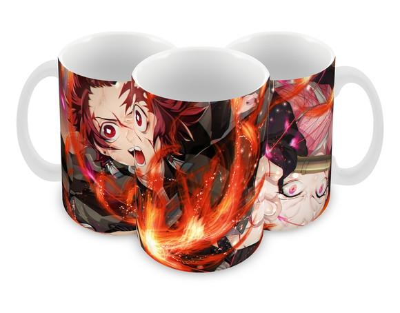 Caneca Polímero Demon Slayer Personalizada