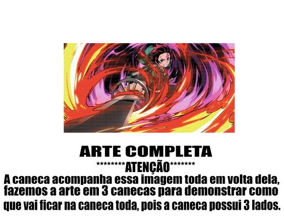 Caneca Polímero Demon Slayer Personalizada