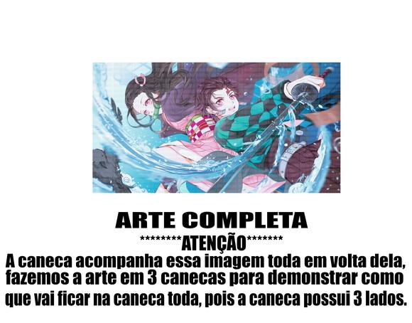 Caneca Polímero Demon Slayer Personalizada