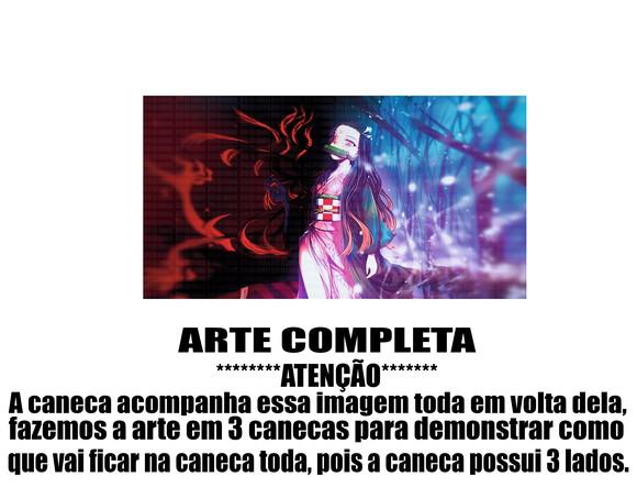 Caneca Polímero Demon Slayer Personalizada