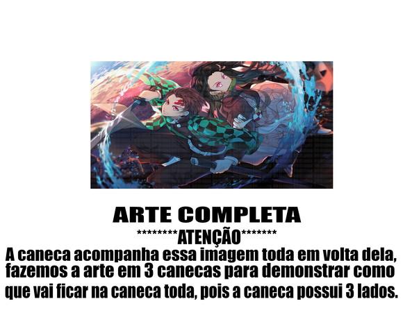 Caneca Polímero Demon Slayer Personalizada