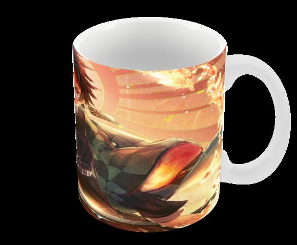 Caneca Polímero Demon Slayer Personalizada