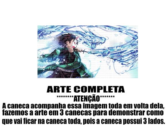 Caneca Polímero Demon Slayer Personalizada