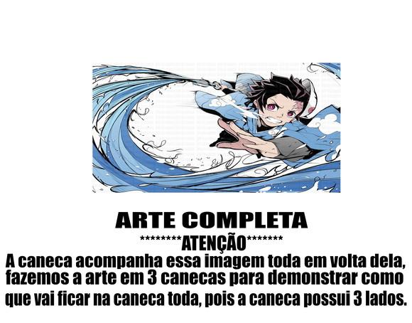 Caneca Polímero Demon Slayer Personalizada