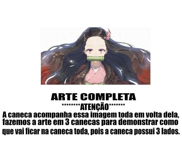 Caneca Polímero Demon Slayer Personalizada