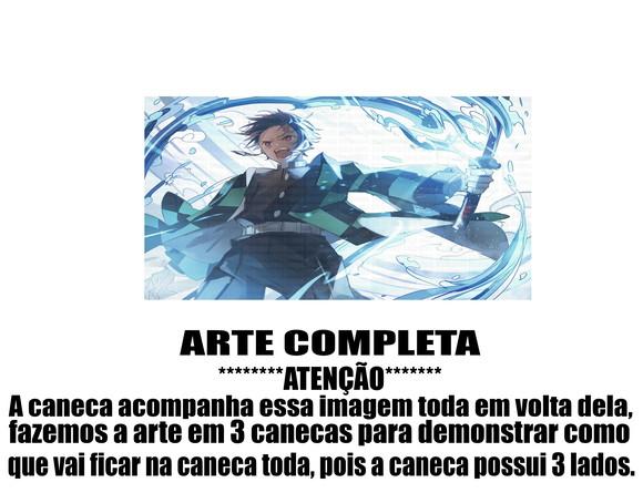 Caneca Polímero Demon Slayer Personalizada