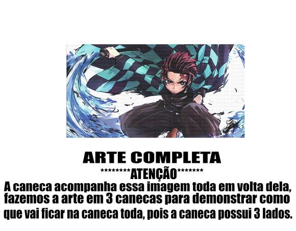 Caneca Polímero Demon Slayer Personalizada