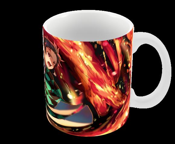 Caneca Polímero Demon Slayer Personalizada
