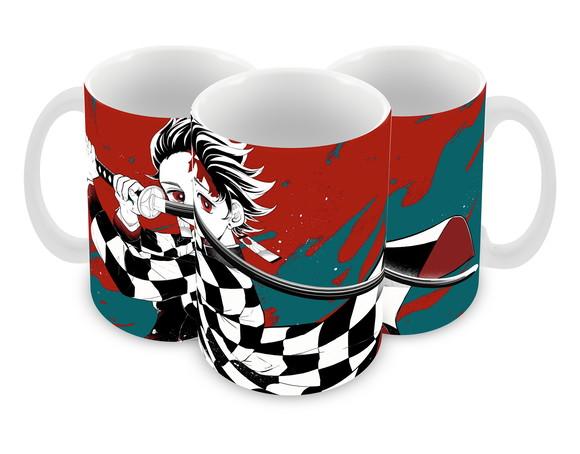 Caneca Polímero Demon Slayer Personalizada