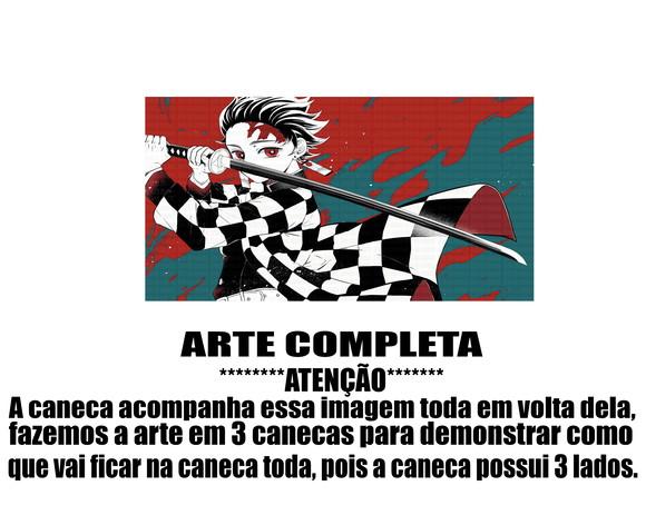 Caneca Polímero Demon Slayer Personalizada