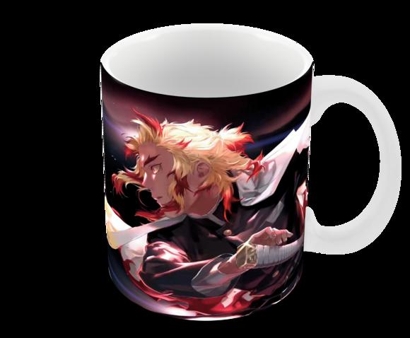 Caneca Polímero Demon Slayer Rengoku Personalizada