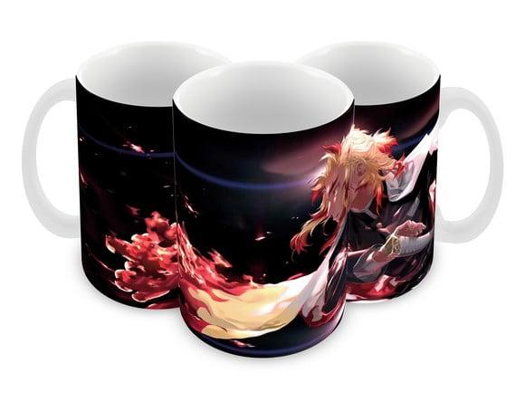 Caneca Polímero Demon Slayer Rengoku Personalizada