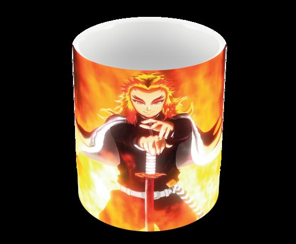 Caneca Polímero Demon Slayer Rengoku Personalizada