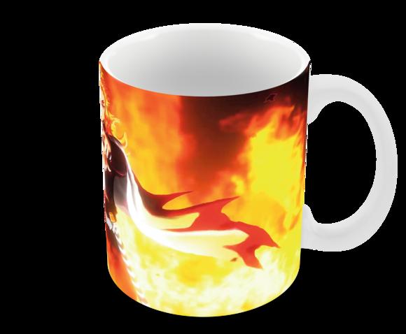 Caneca Polímero Demon Slayer Rengoku Personalizada