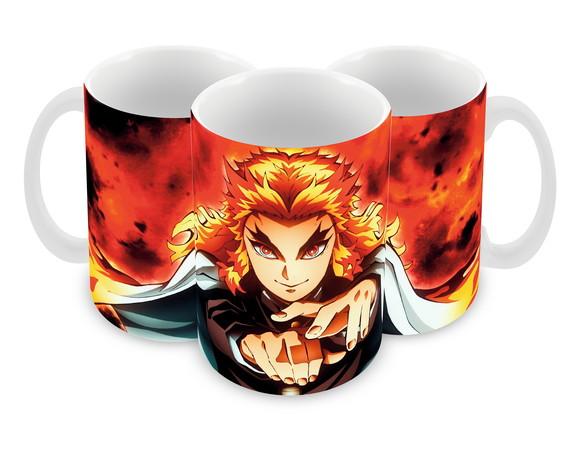 Caneca Polímero Demon Slayer Rengoku Personalizada