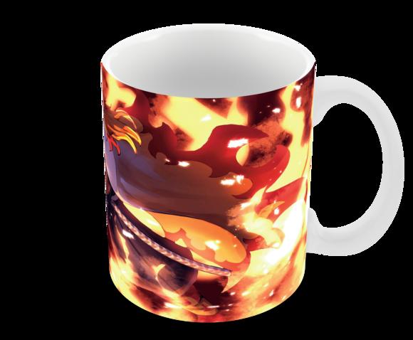 Caneca Polímero Demon Slayer Rengoku Personalizada