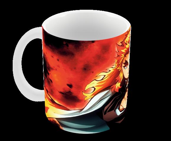Caneca Polímero Demon Slayer Rengoku Personalizada