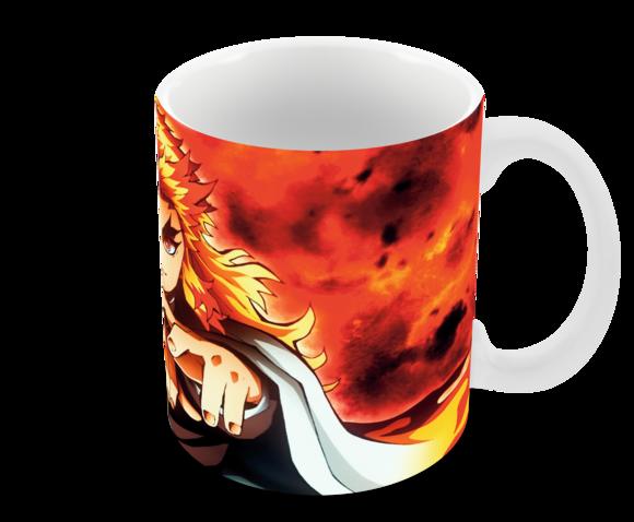 Caneca Polímero Demon Slayer Rengoku Personalizada