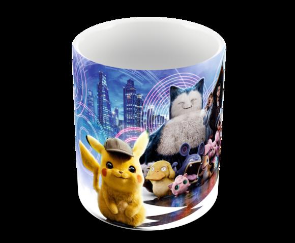 Caneca Polímero Detetive Pikachu Personalizada
