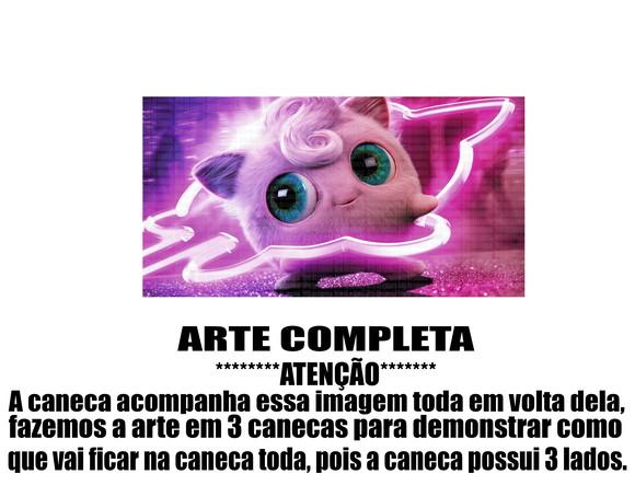 Caneca Polímero Detetive Pikachu Personalizada