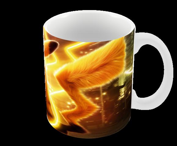 Caneca Polímero Detetive Pikachu Personalizada