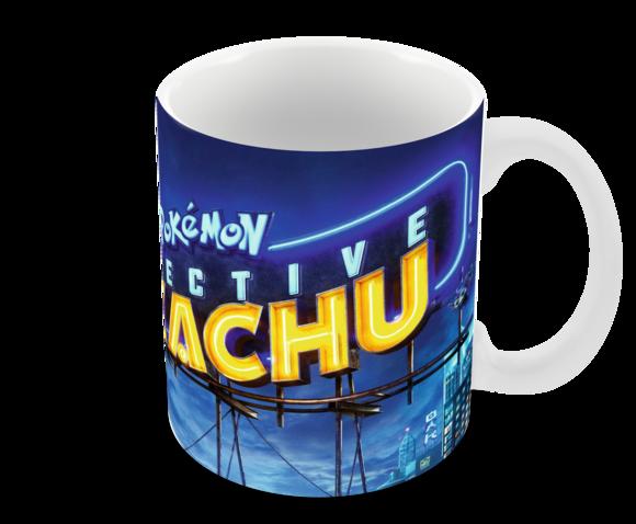 Caneca Polímero Detetive Pikachu Personalizada