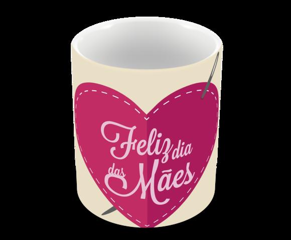 Caneca Polímero Dia das Mães Personalizada