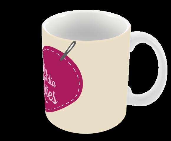 Caneca Polímero Dia das Mães Personalizada